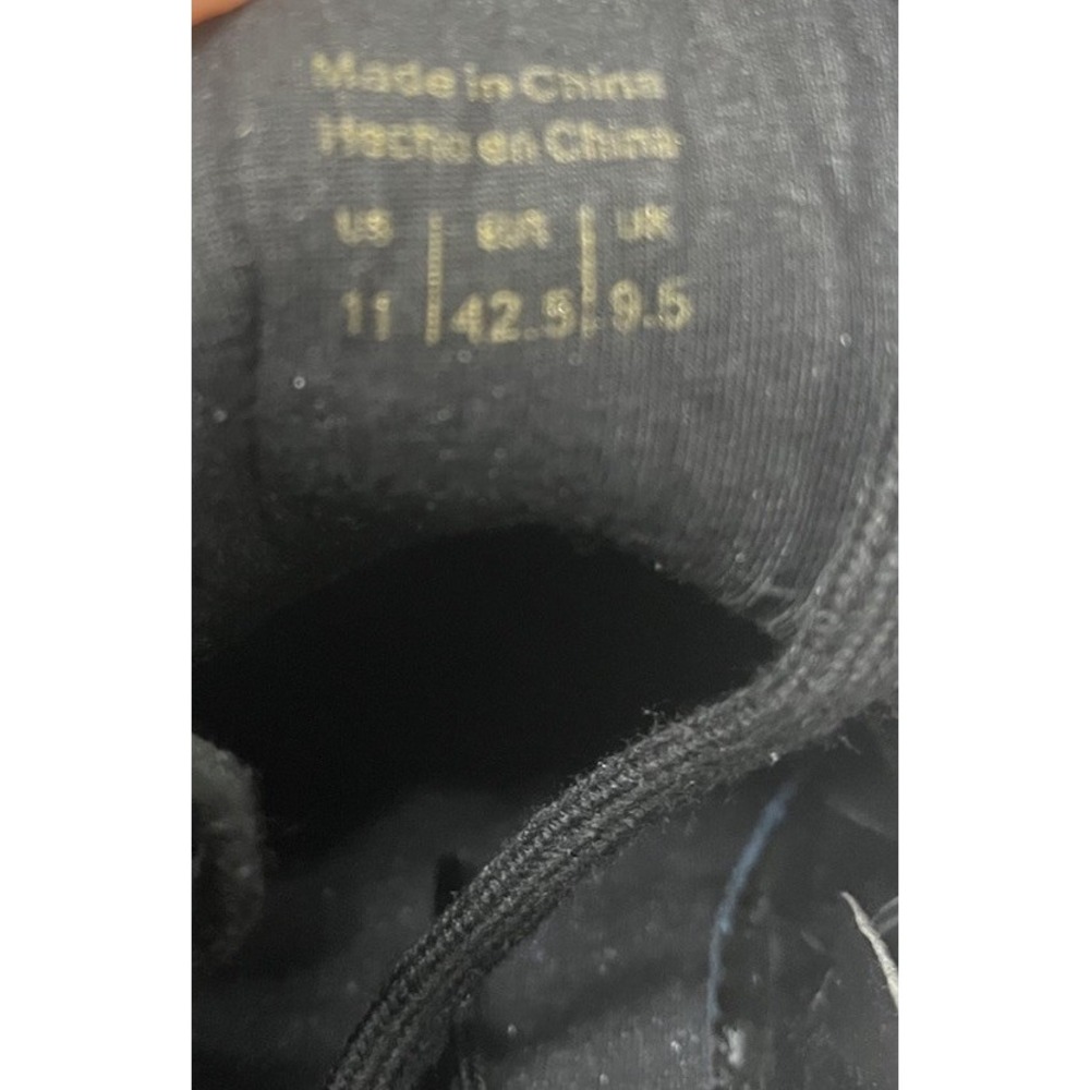 Aldo Kaia High-Top Wedge Sneakers Hidden Heel Black Side Zipper Women's 11 - Picture 10 of 11